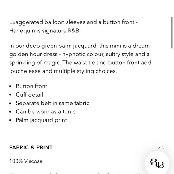 Rat&Boa Harlequin tropical dress - Picture 7 of 8